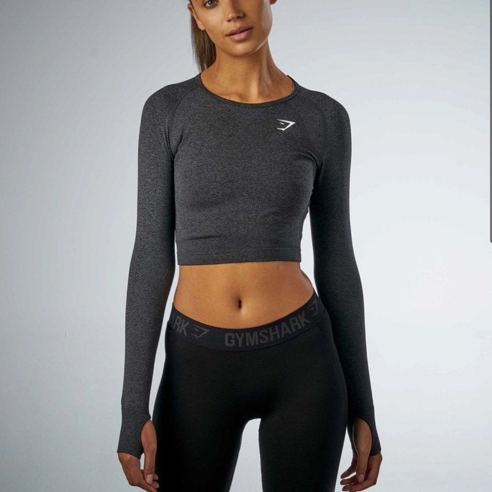 Vital seamless long sleeve crop top